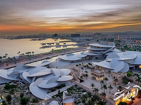 موزه ملی قطر از مکان های گردشگری قطر  سواحل گردشگری قطر , مکان های گردشگری قطر, جاهای دیدنی قطر